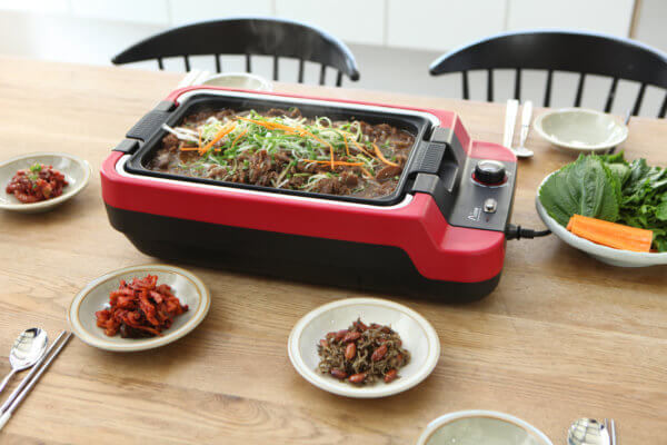 Aplusone Multipan with Glass Lid - Aone Smokeless Grill